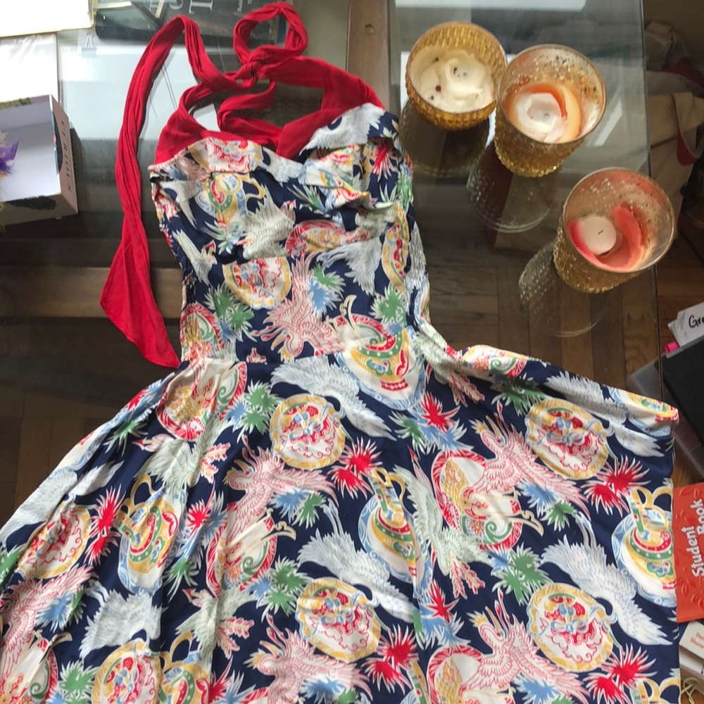 Pin-Up Style Trashy Diva Halter Dress